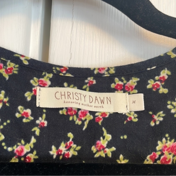 ⚡️SALE⚡️Gorgeous ❣️cotton❣️Christy Dawn "Dawn" Dress in Black and Red Floral - Picture 5 of 5